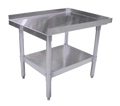 Omcan 22062 (22062) Equipment Stand, 72 in W x 30 in D x 24 in H, 18/403 stainless steel top