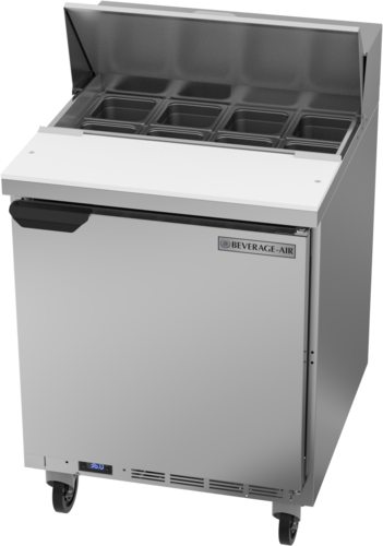 Beverage Air SPE27HC-B Sandwich Top Refrigerated Counter, one-section, 27 in W, 6.9 cu. ft., (1) door,