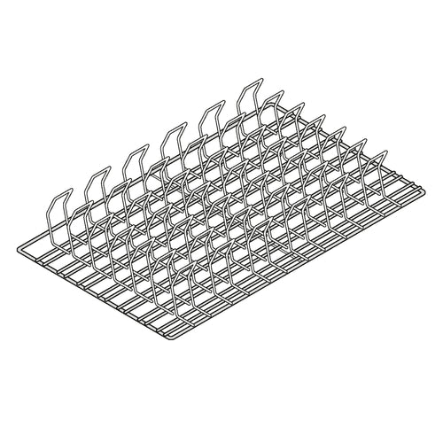 Rational 6035.1018 Rib Rack, 1x1 size, 12 in  x 20 in , aluminum silicon coated