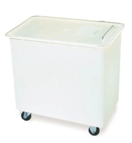 Carlisle BIN2702 | Mobile Ingredient Bin 27 Gallon | Clear Lid Heavy-Duty Casters