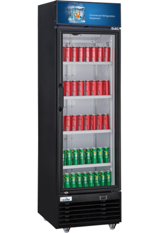 Glacier GM-15R Glacier Refrigerator Merchandiser, one-section, 24 in W x 26 in D x 80 in H, bot