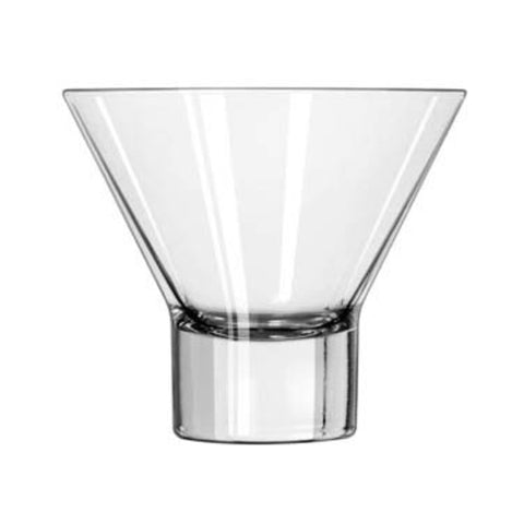 Libbey 11057822 Cocktail Glass/Dessert, 7-5/8 oz., Series V225 (H 3-1/2 in  T 4-1/8 in  B 1-7/8