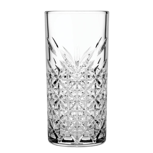 Pasabache PG52800 Pasabahce Timeless Long Drink Glass, 15 oz. (445ml), 6-1/4 in H, (3 in T 2-3/4 i