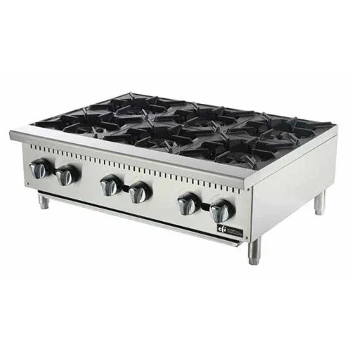 EFI RCTHP-36-6P | Versa Heat | Hotplate with 6 Burners and Manual Controls