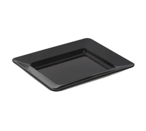 Get ML-11-BK | Milano | Plate 12 in x 10 in Rectangular with Rubber Feet