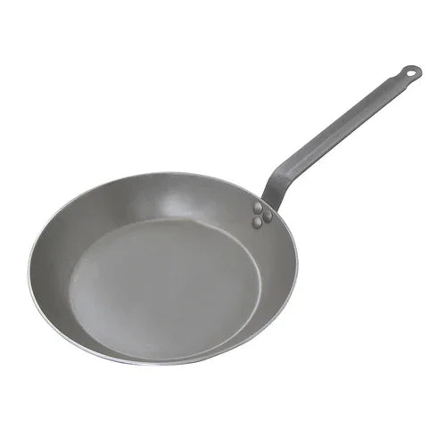 De Buyer-Browne 77511024 de Buyer Carbone Plus Fry Pan, 9-7/16 in  dia., round, riveted handle, steel