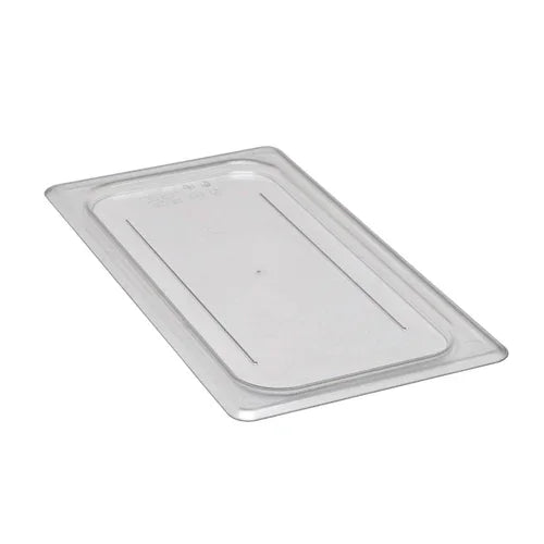 Cambro 30CWC135 | Camwear Food Pan Cover 1/3 Size Flat Polycarbonate Clear NSF