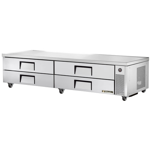 True TRCB-96-HC Refrigerated Chef Base, 95-1/2 in W base, one-piece 300 series 18 gauge stainles