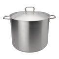 Browne 5733960 Elements Stock Pot, 60 qt., 17-7/10 in  dia. x 14-2/5 in H, with self-basting co