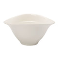 Villeroy Boch 16-3293-2535 Bowl, 13-1/2 oz., 7 in L x 6 1/4 in , free form, premium porcelain, Dune, Two po
