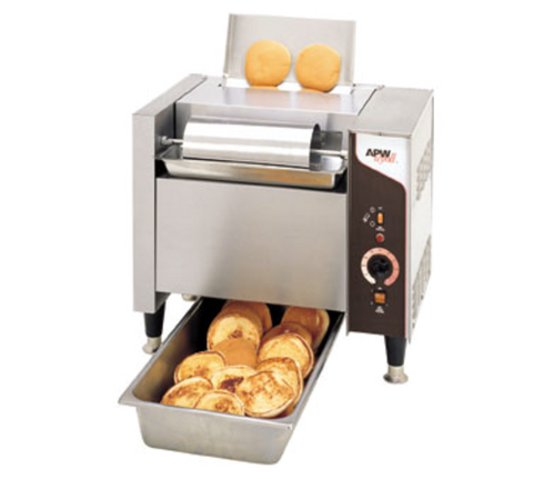 Apw M-95-2 Bun Grill Conveyor Toaster, electric, countertop, (865) bun halves/hour capacity