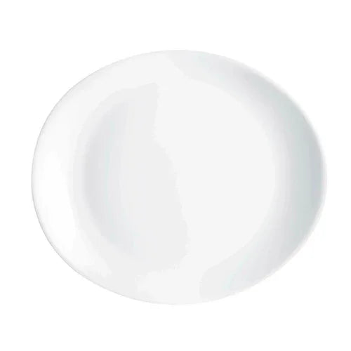Arcoroc Evolutions White 11.75" x 10" Steak Plate (12/Case) | L2811