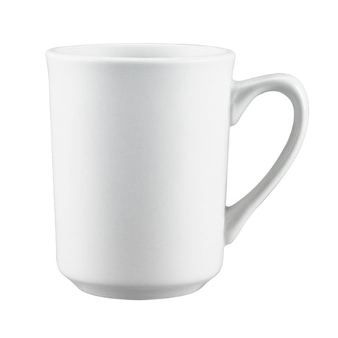 Browne Palm 563981 Mug, 8-1/2 oz. (251ml), 3 in  x 3-3/4 in , porcelain, white, Browne Palm