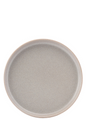 Creative Table CT9259 Coupe plate, 17.5 cm (7 in ), stacking, round, ceramic stoneware, grey, Pico, Cr