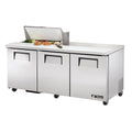 True TSSU-72-08-HC Sandwich/Salad Unit, (8) 1/6 size (4 in D) poly pans, stainless steel insulated
