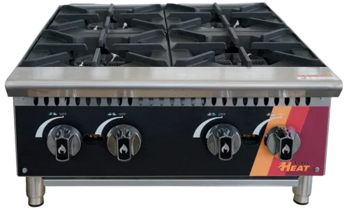 EFI HHP24-4B-N | Versa Heat | Hotplate 24 inch countertop natural gas 4 burner