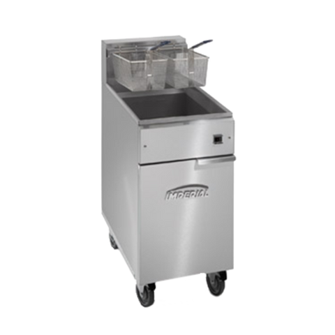 Imperial IFS-50-E Fryer, electric, floor model, 50lb. fat capacity, immersed electrical elements,