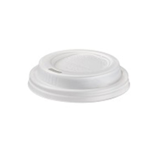 Leone Q3006 Disposable Cup Lid, (8.0 cm), for disposable cup (Q3002), biodegradable/composta