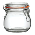 Tableware Solutions N210960 Preserving Jar, 16-9/10 oz. (0.50 L), 3-3/5 in  dia. x 4-1/10 in H, lid mounted
