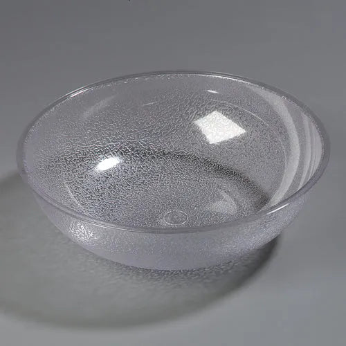 Carlisle 721207 | Salad Bowl 5-1/2 qt Round Pebbled Polycarbonate Clear
