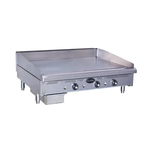 ROYAL RANGE RTG-24 griddle with 24 in W cooking surface and polished steel