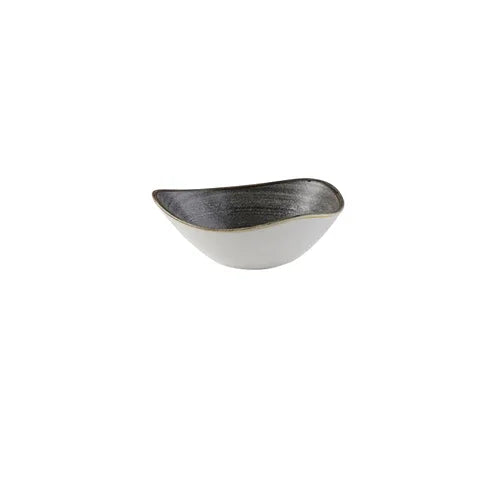 Churchill SRBLTRB71 Triangular 13 oz Ceramic Bowl for Microwave and Dishwasher
