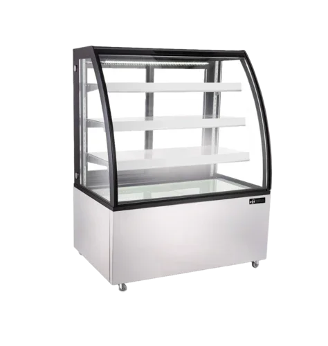 EFI CGCM-4956 | Versa Display | Refrigerated Display Case Curved Glass Front