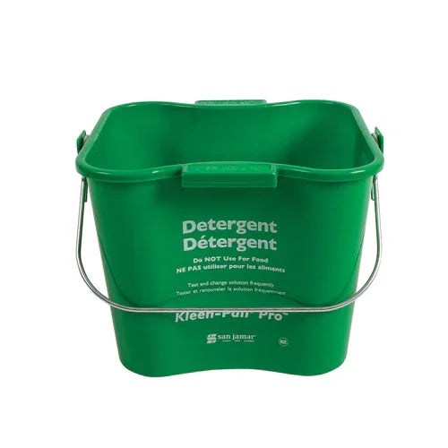 Carlisle KPP97GN | San Jamar | Kleen-Pail Pro 3 qt Plastic Pail Green