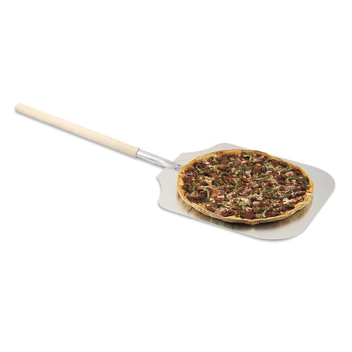 Browne 575326 Pizza Peel, 42-1/2 in  O.A.L., 16 in  x 16 in  blade, aluminum, hardwood handle