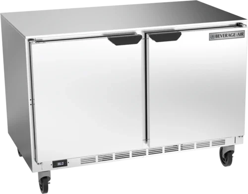 Beverage Air UCR48AHC Undercounter Refrigerator with Two Sections and Four Doors