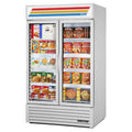 True GDM-43F-HC~TSL01 Freezer Merchandiser, two-section, True standard look version 01, -10øF, (8) she