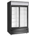 Efi C2S-45GD Refrigerator Merchandiser, two-section, 42 cu. ft. capacity, bottom-mounted self