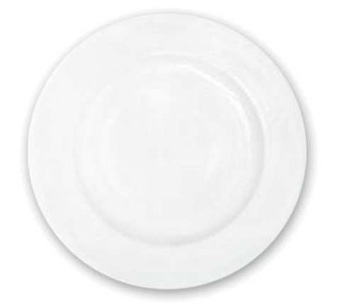 Continental 75CCNOU004 Plate, 6-3/4 in  dia., round, wide rim, scratch resistant, oven & microwave safe