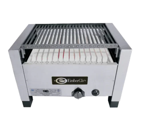 EMBERGLO 25C-LP-5110102 Charbroiler Propane Gas 26 Inch Countertop Ceramic Hearth