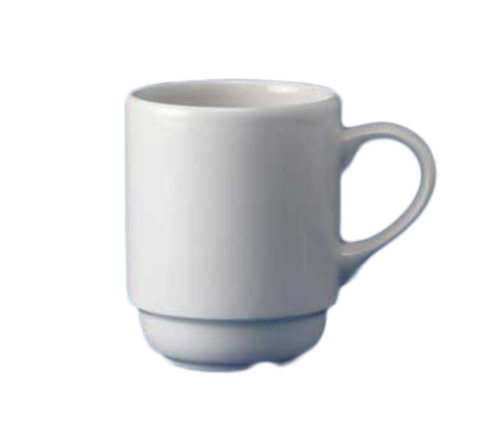 Churchill WH  MSS 1 Mug, 10 oz., stackable, rolled edge, microwave & dishwasher safe, ceramic, eco g