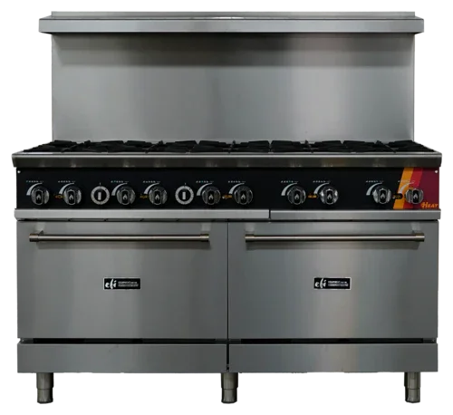 EFI HRG60-10B-P | Versa Heat | Gas Range 60 in W LP Gas 10 Burners 28000 BTU