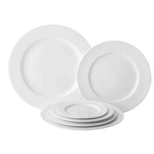 Anton Black / Piata ABZ03017 Presentation Plate, 13 in  dia., round, charger, porcelain, microwave and dishwa