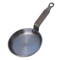 Browne 77561212 de Buyer Mineral B Element Blinis Pan, 4-3/4 in  dia., round, riveted handle, in