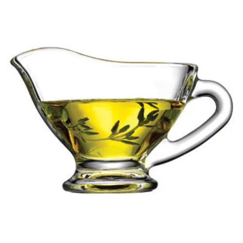 Pasabahce PG55002 Sauce Boat, 2 oz. (60ml), 2-1/2 in H, (3-1/4 in  x 2 in T 1-1/2 in B),