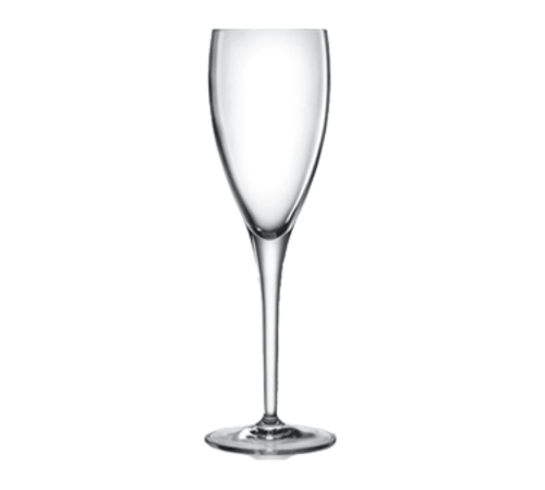 Luigi Bormioli A10283BR703AA02 Champagne/Flute Glass, 6.5 oz., pure and transparent, durable, break resistant,
