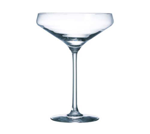 Arcoroc N6815 Champagne Glass, 10 oz., coupe, Krystar lead-free crystal, Chef & Sommelier, Cab