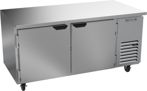 Beverage Air UCF67AHC Undercounter Side-Mount Freezer, two-section, 67 in W, 20.08 cu. ft., electronic