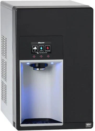 Follett 15CI112A-HW-CL-ST-00 Champion 15 countertop ice, water, and hot water dispenser produces up to 100 lb