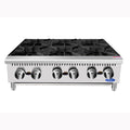 Atosa ACHP-6 CookRite Hotplate, counter top, gas, 36 in W x 27-3/5 in D x 13-1/10 in H, (6) 3