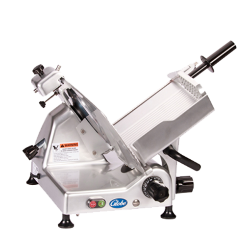 Globe  G12 Food Slicer, manual, 12 in  diameter knife, 0 to 9/16 in  slice thickness, exten