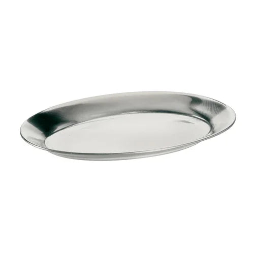 Browne 5811562 Steak Platter, 8 in  x 11-1/2 in , oval, fits 62WU/5811062, stamped aluminum, mi