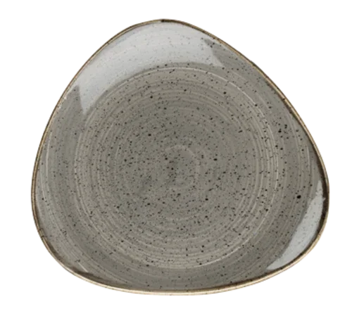 Churchill SPGSTR121 Triangular Plate 12-1/4 inch Coupe Rolled Edge Microwave Safe