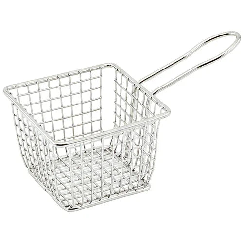 Winco FBM-443S | Mini Fry Basket | 4 in x 4 in x 3 in H