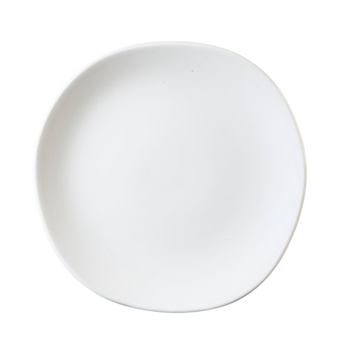 Churchill WH  OG101 Plate, 10-3/8 in  dia., round, organic shaped, microwave & dishwasher safe, cera