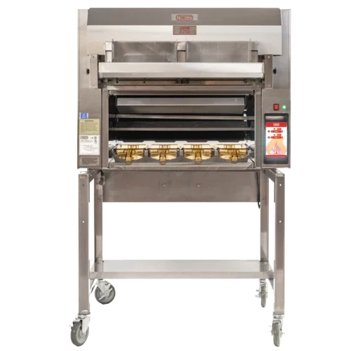 NIECO MV74-2-E electric conveyor broiler with 13 broiling belts and BroilVection technology